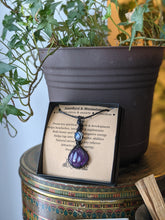 Load image into Gallery viewer, Amethyst &amp; Moonstone Pendant
