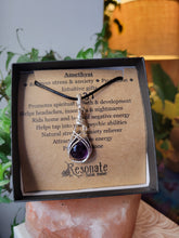 Load image into Gallery viewer, Amethyst wrapped in Silver
