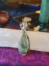 Load image into Gallery viewer, Labradorite Wrapped in Silver