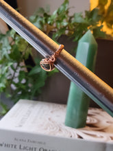 Load image into Gallery viewer, Labradorite Ring Wrapped in Enameled Copper