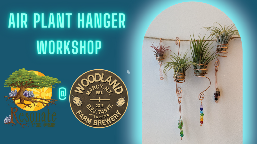 Air Plant Hanger Workshop @ Woodland Farm Brewery: 8/22,  @ 6pm