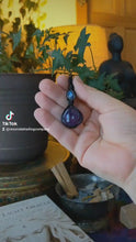 Load and play video in Gallery viewer, Amethyst &amp; Moonstone Pendant
