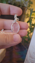 Load and play video in Gallery viewer, Rose Quartz wrapped in silver
