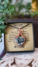 Load image into Gallery viewer, Moss Agate Heart Pendant
