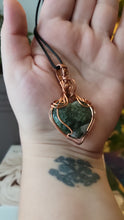 Load image into Gallery viewer, Moss Agate Heart Pendant
